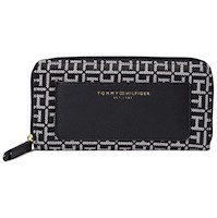 Billetera Tommy Hilfiger Amelia II Zip Around - Negro